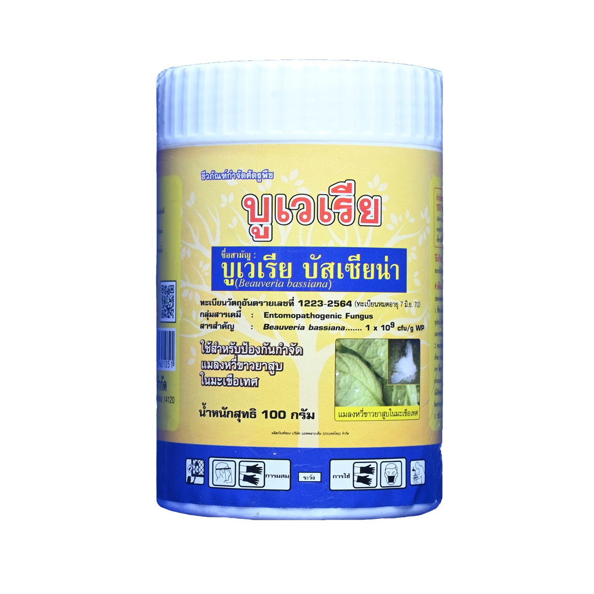 บูเวเรีย (Beauveria)( ขนาดบรรจุ 100 กรัม )